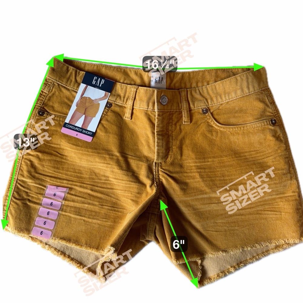 GAP women's Mustard Jean Shorts
